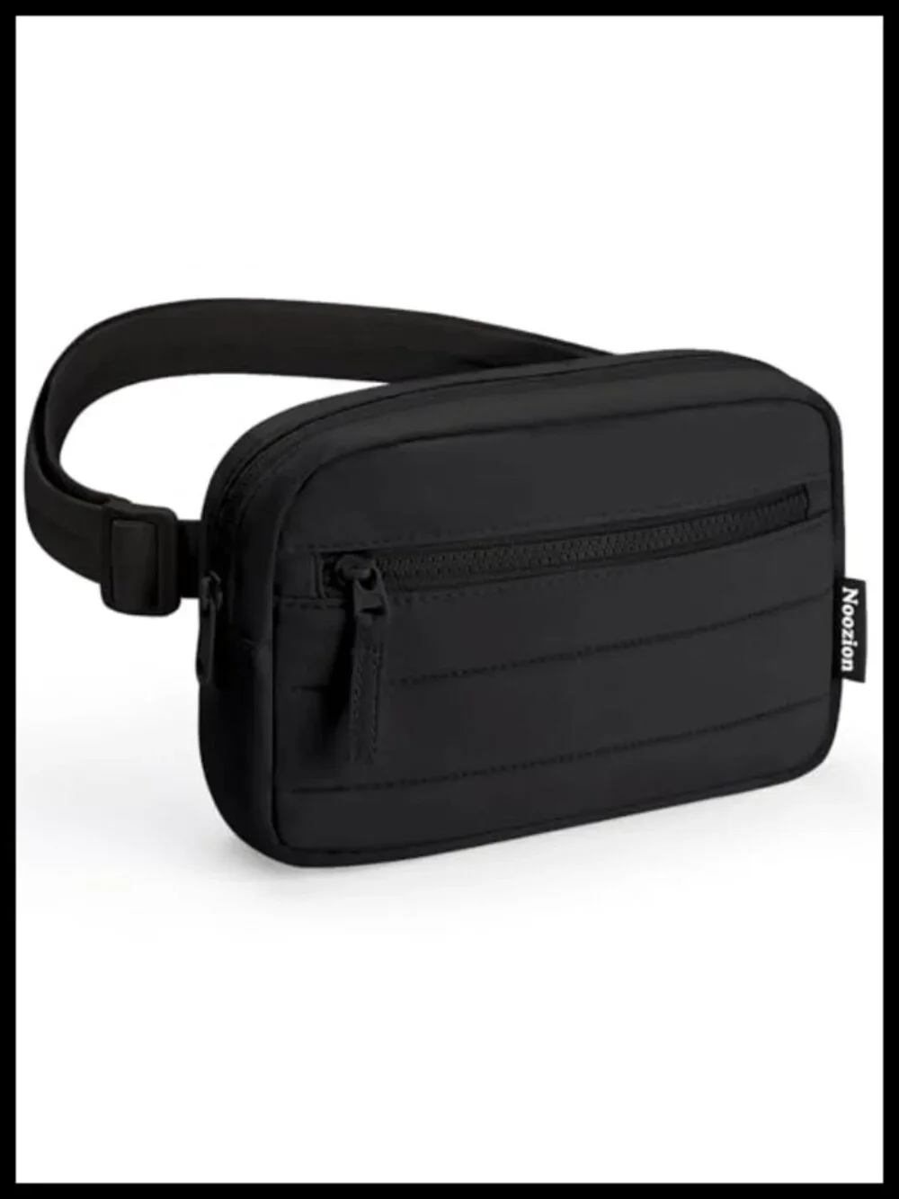 Quilted Puffy Nylon Fanny Pack Crossbody Waist Pack Travel Hiking